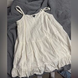 Torrid Cream Lace-Trimmed Top